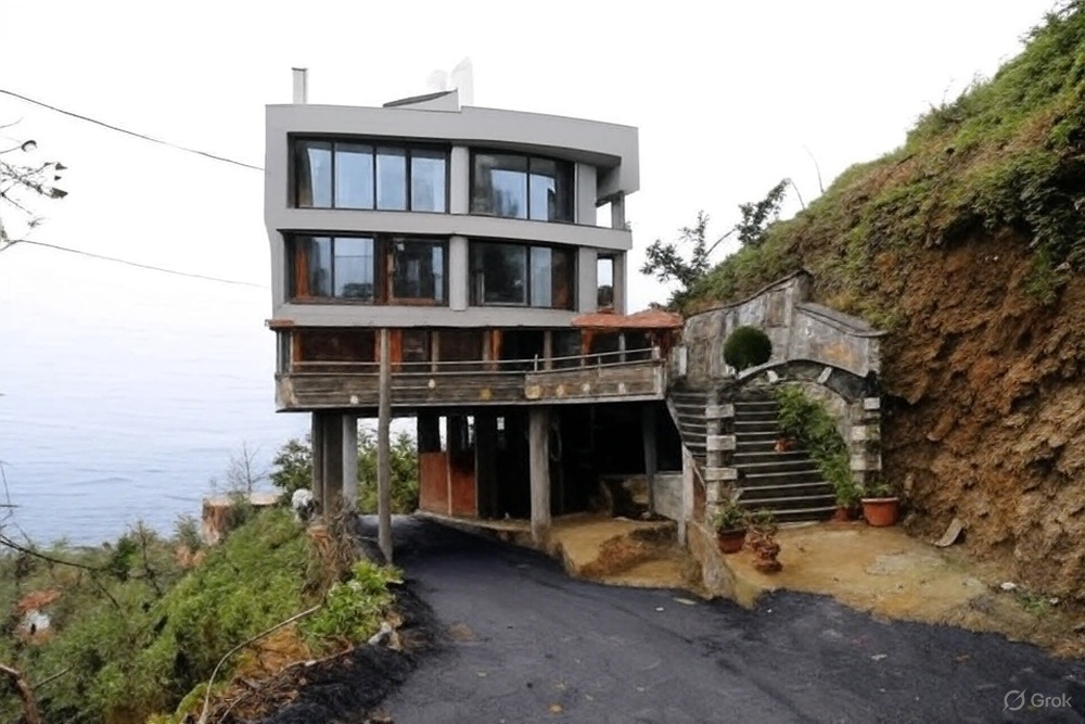 Altından Yol Geçen Ev