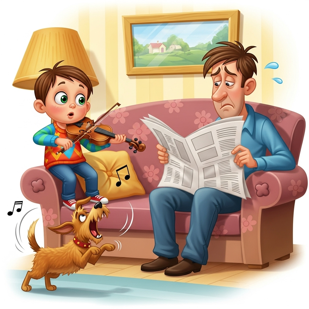 Fıkra Keman ve Köpek