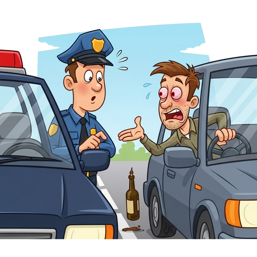 Sarhoş ve Trafik Polisi fıkra